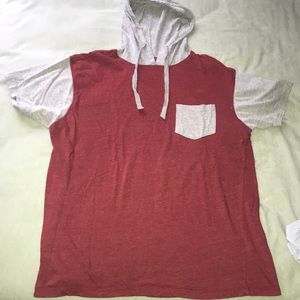 Mens hoodie cotton shirt